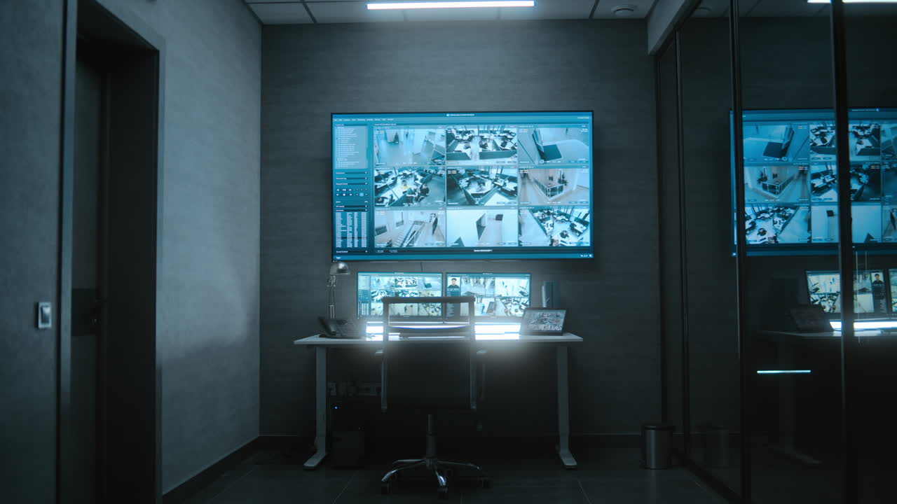 sala de vigilancia de seguridad