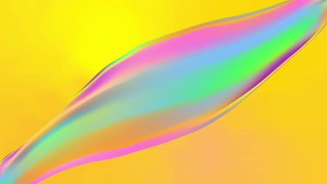 burbujas de jabón ovaladas de colores arco iris gráficos de movimiento