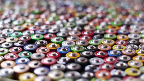 disposable drain batteries of different sizes and colors are used disposable drain batteries of different sizes and colors are usedpreparations for recycling or disposal dozens of types colors of used batteries and accumulators