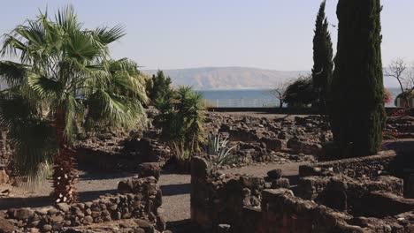 Ruinas-De-La-Antigua-Capernaum-En-Israel