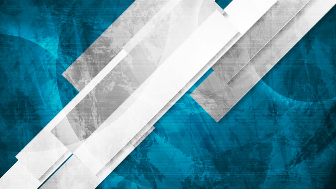 Blue and grey geometric stripes abstract grunge motion background