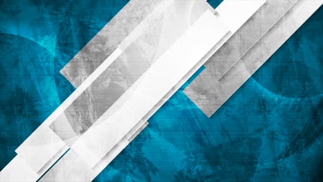Blue and grey geometric stripes abstract grunge motion background