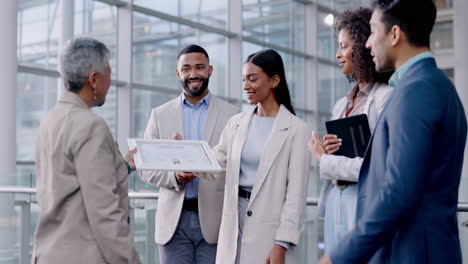 business people, certificate