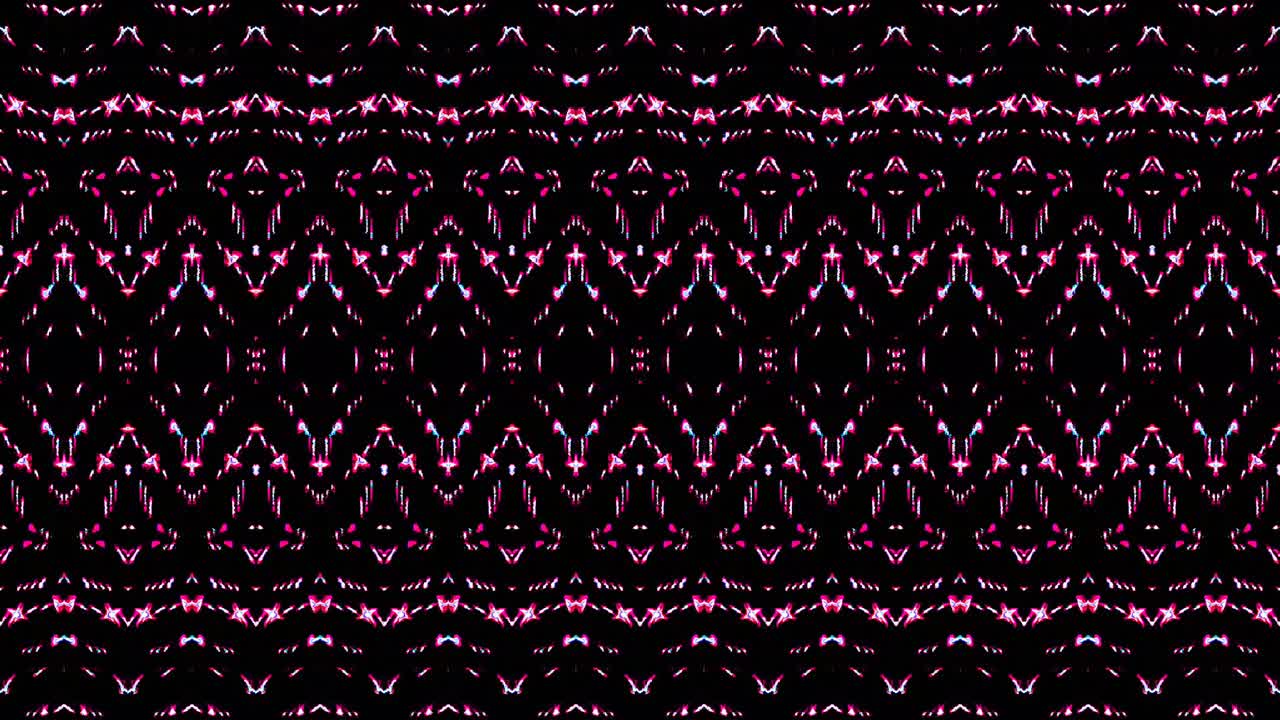 hermosas líneas abstractas brillando luz brillante conjunto suave movimiento de color azul sobre fondo negro