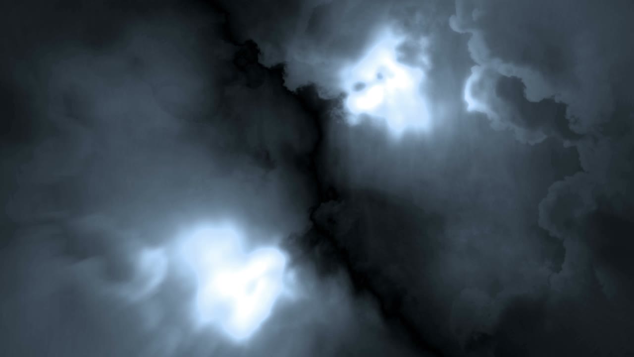 Sfondo in loop con tempesta di fulmini.
