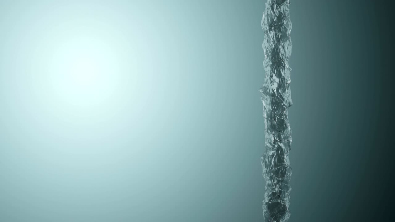 아름다운 은 물의 회전, 회전 또는 회전 배경의 애니메이션.