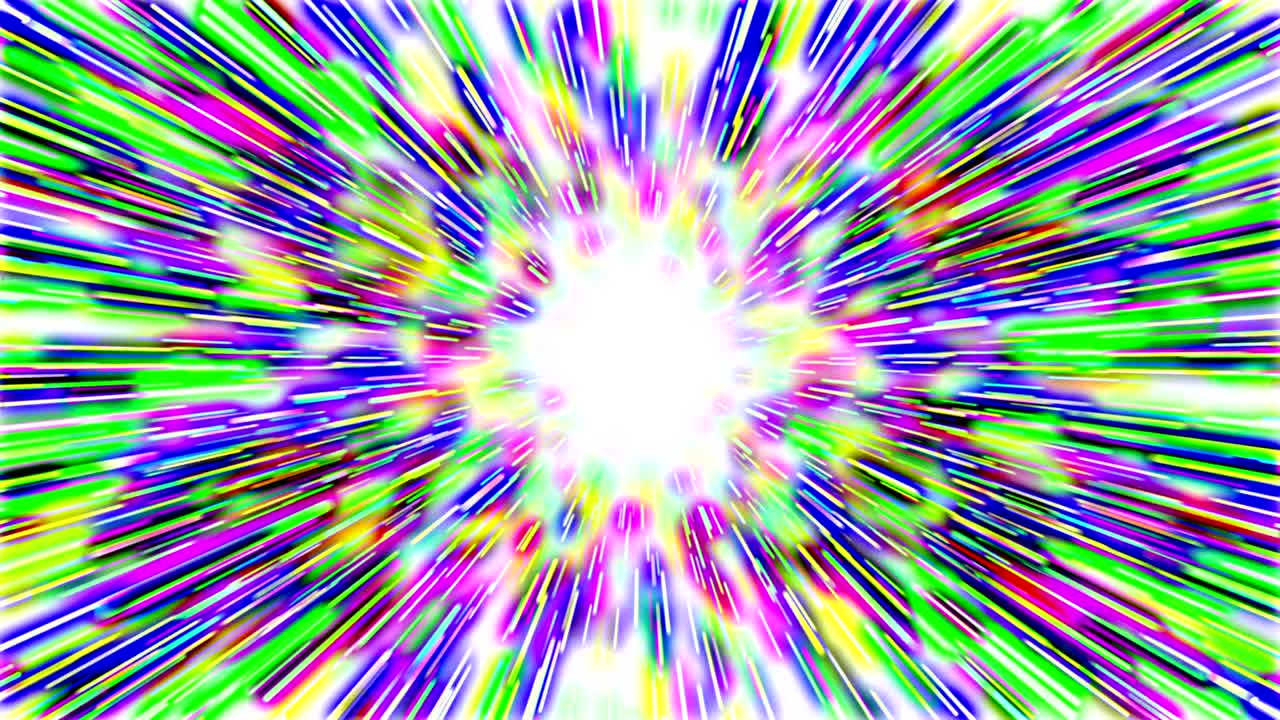 Abstract hyperspace tunnel