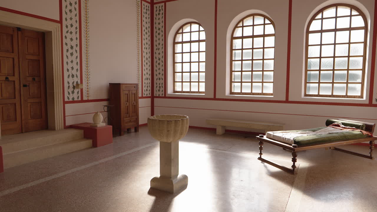 Interior of a Roman House Reconstruction