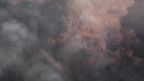 beautiful lightning strike thundercloud 4k