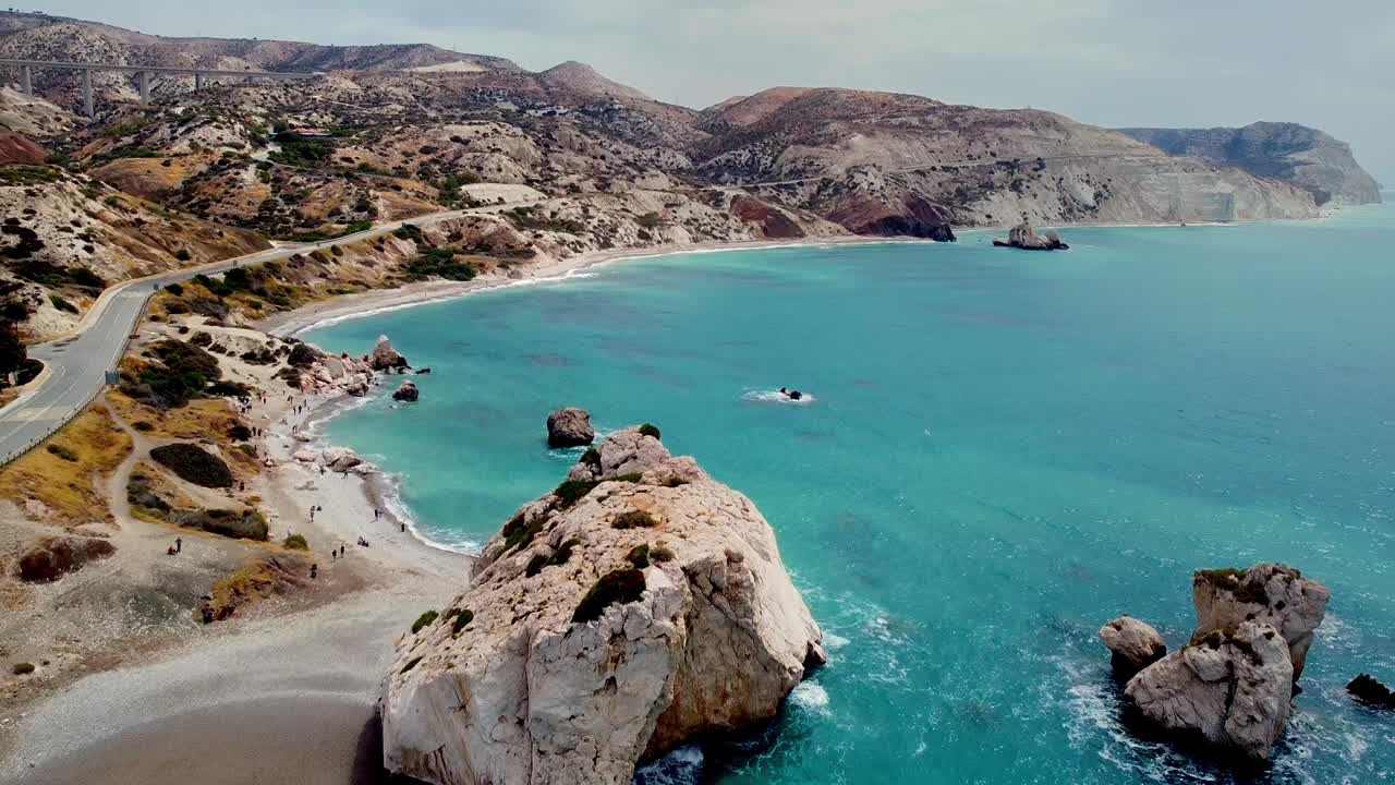 Beautiful aerial views of Nissi Ayia Napa