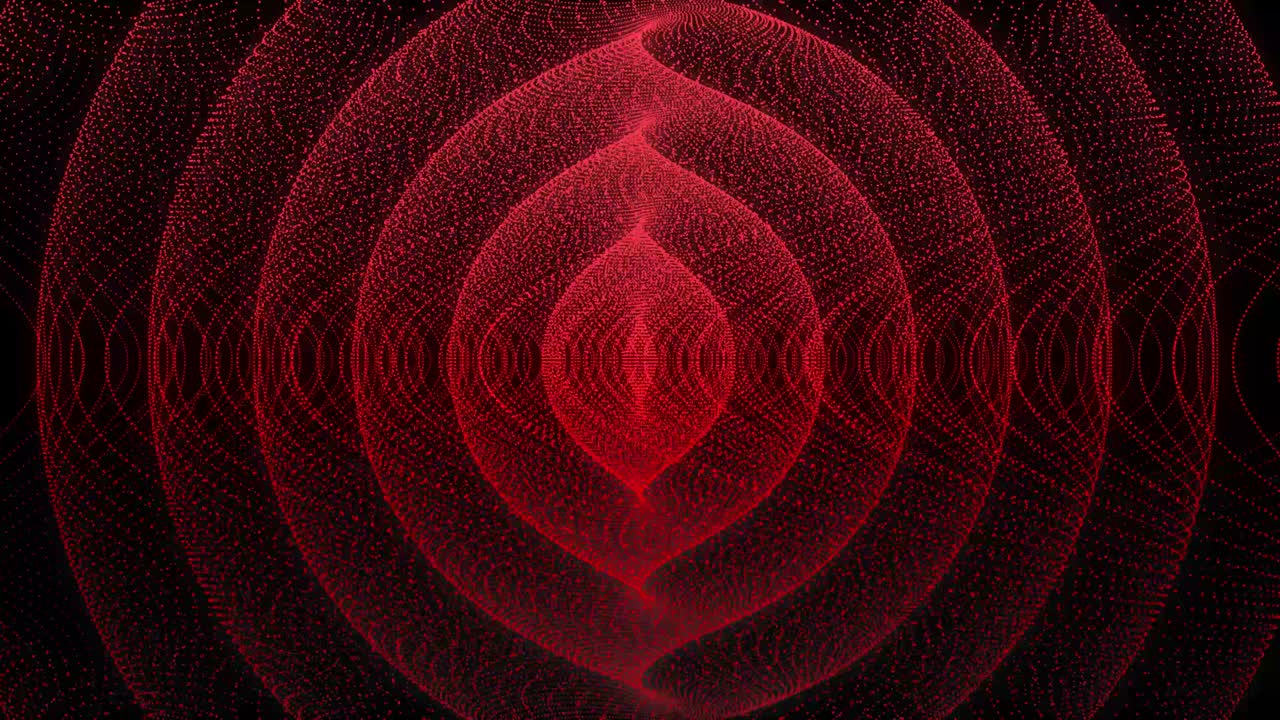 Rainbow Color Change Dot Shape Pattern Animation