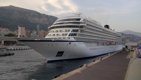 viking sea cruise ship in monaco harbor
