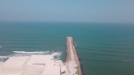 el foroboca en veracruz mexico visto desde un drone