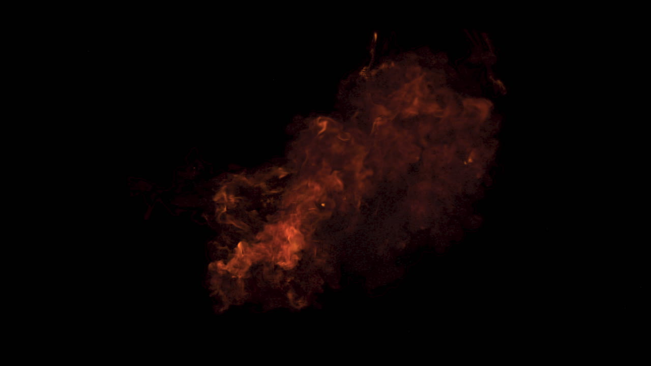 papel en llamas con fondo oscuro, renderización en 3d.