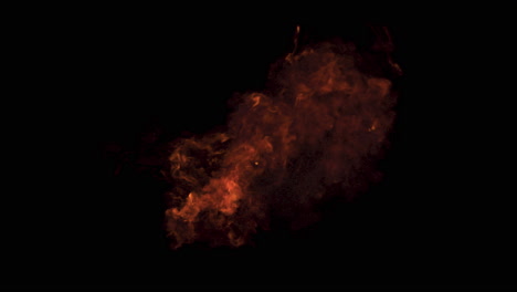 papel en llamas con fondo oscuro, renderización en 3d.