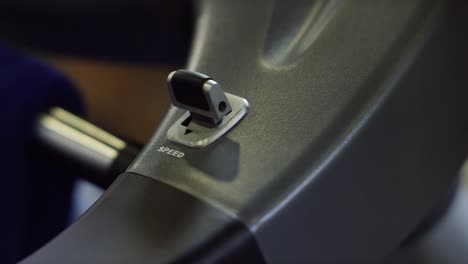 technician adjusting controls on machinery