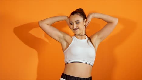 woman dancing in style