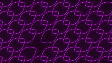 purple summer leafs pattern with neon light