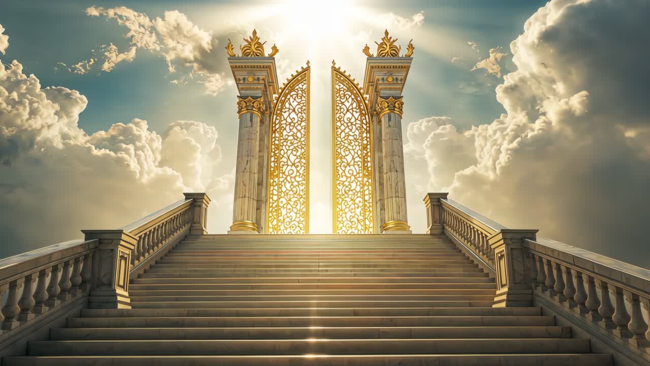 A Stairway to Heaven with Golden Gates