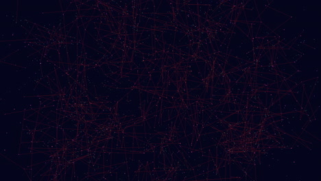 striking black and red network pattern