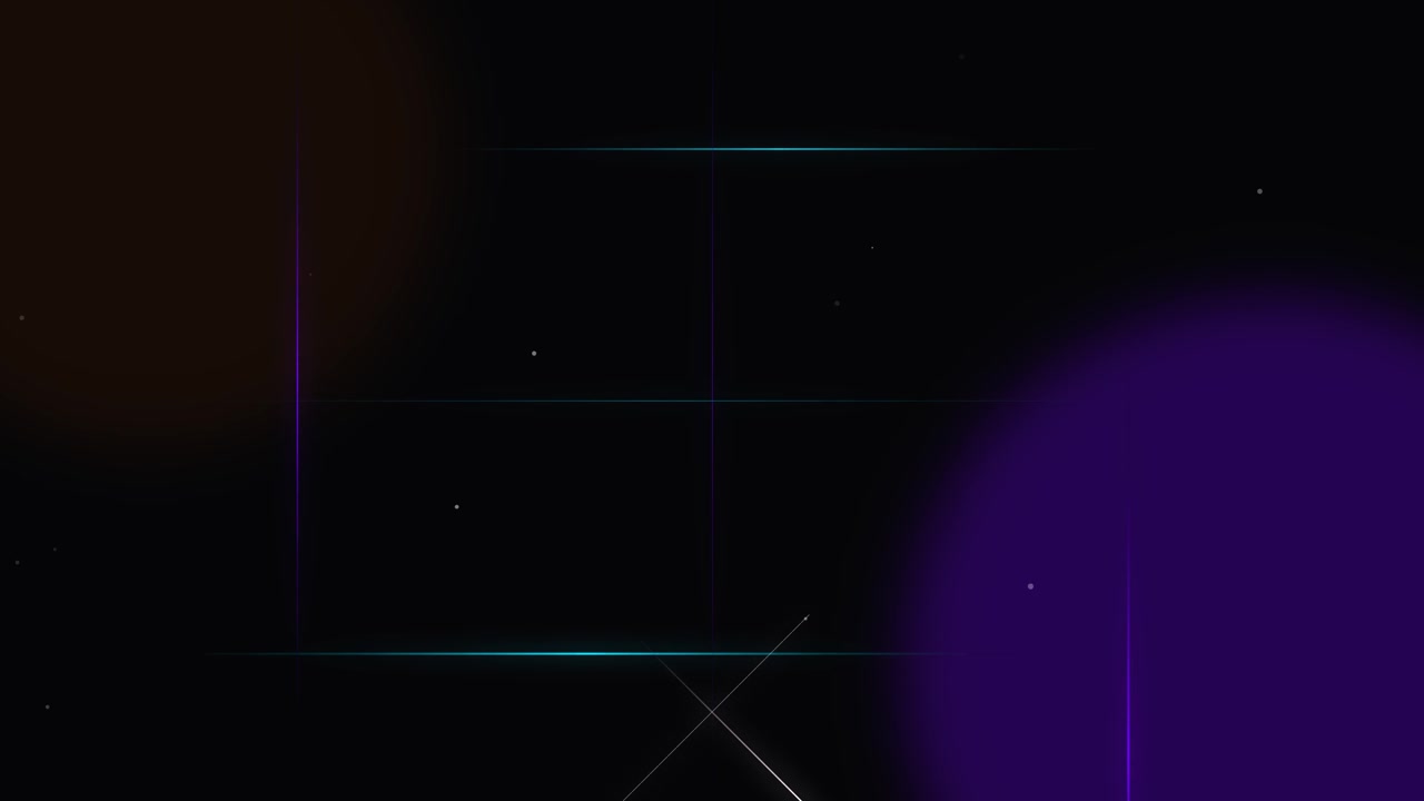 Abstract Motion Background with Glowing Lines and Soft Light Orbs