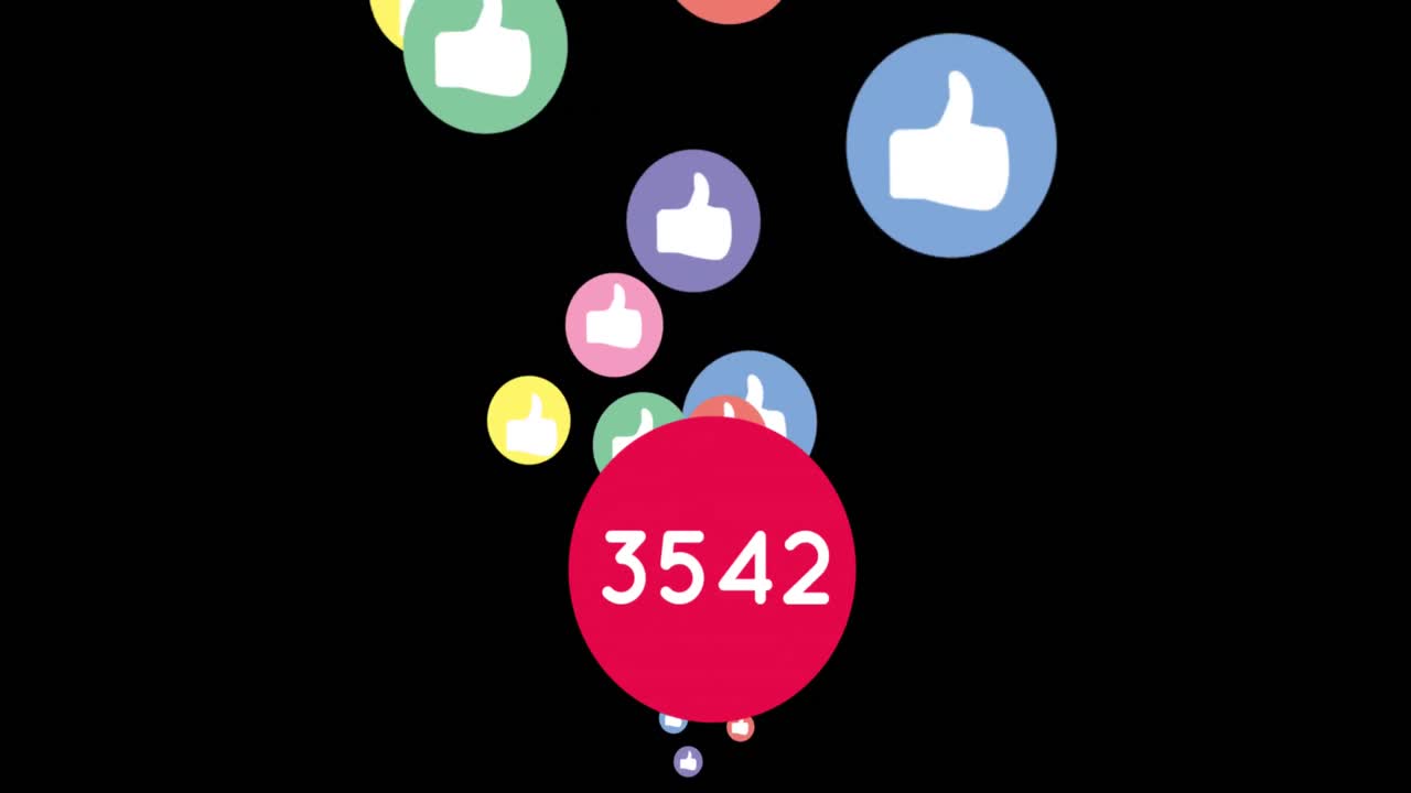 검은 바탕에 날아다니는 아이콘처럼 4k