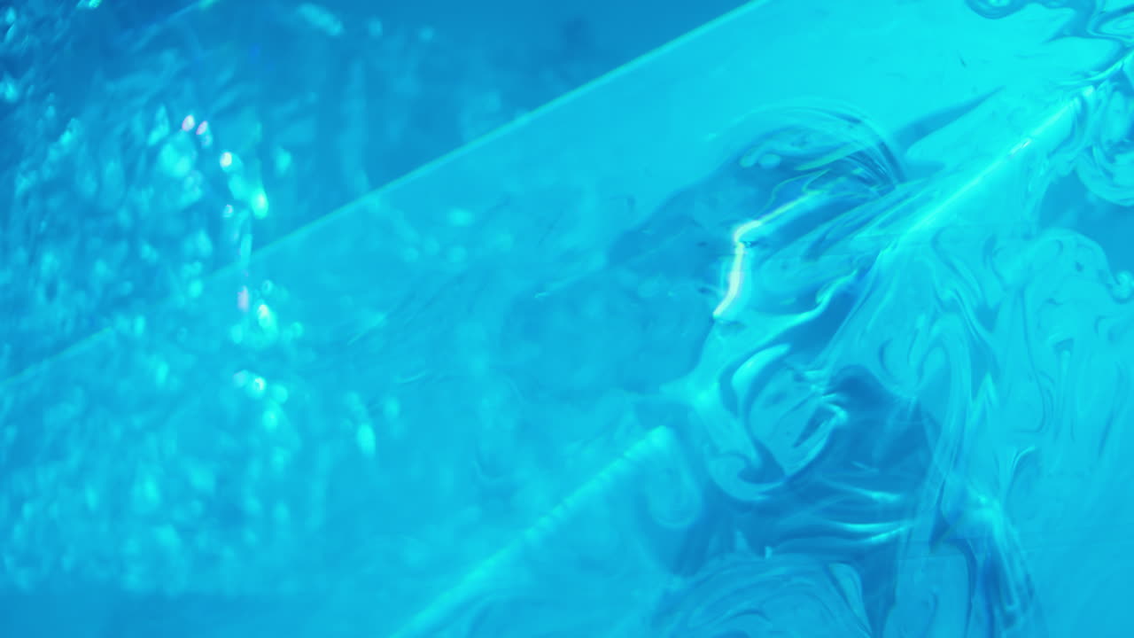 Alien Woman Going through Laser Light Sheet