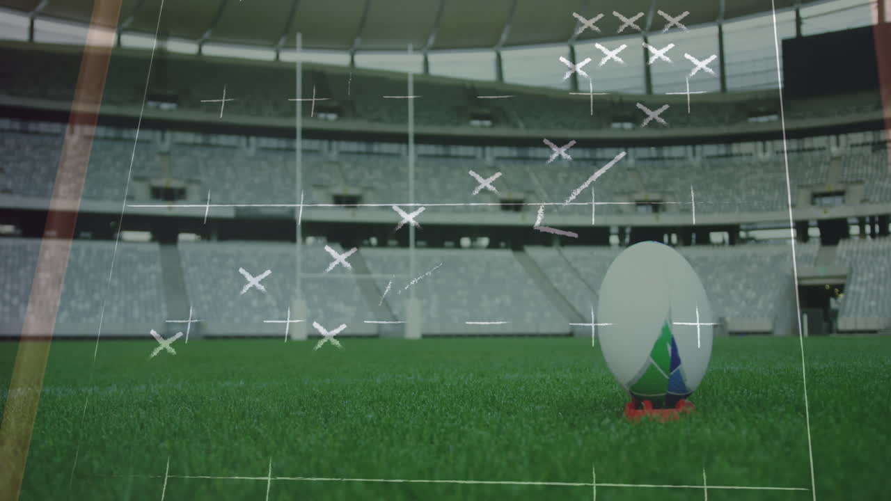 녹색 배경 위에 게임 계획의 그림의 애니메이션