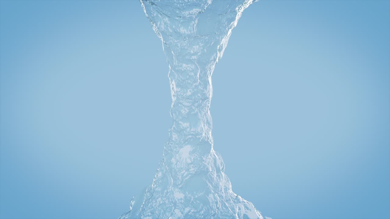 물의 흐름: 액체의 추상적인 흐름 4k 무결 루프