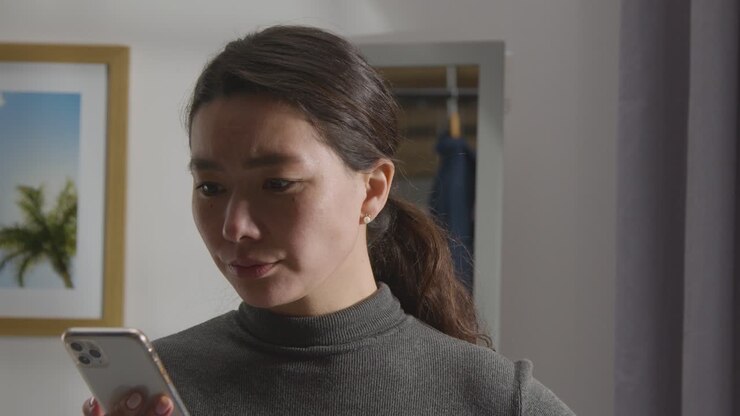 Disappointed Woman At Home Receiving Text Message Telling Her She Has Been Unsuccessful In Job Interview 1