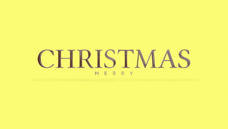 Elegance-style-Merry-Christmas-text-on-yellow-gradient