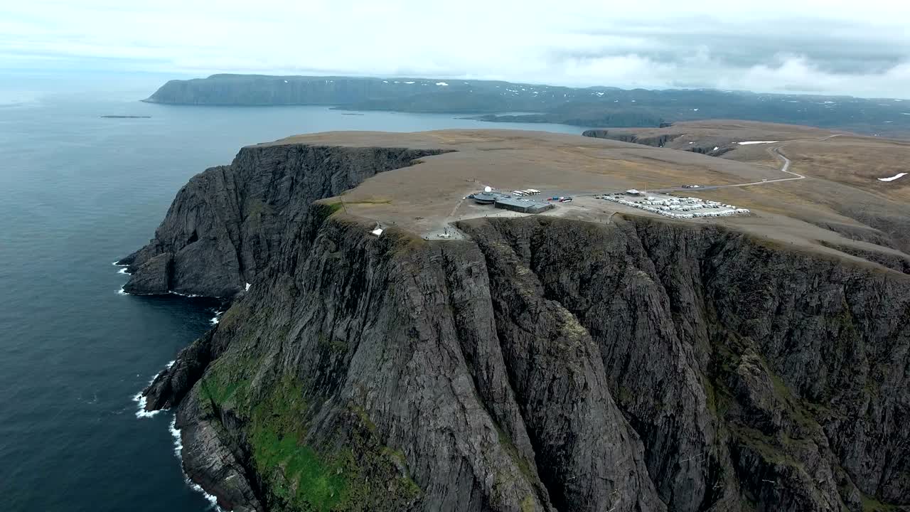 cabo norte (nordkapp) en el norte de noruega.