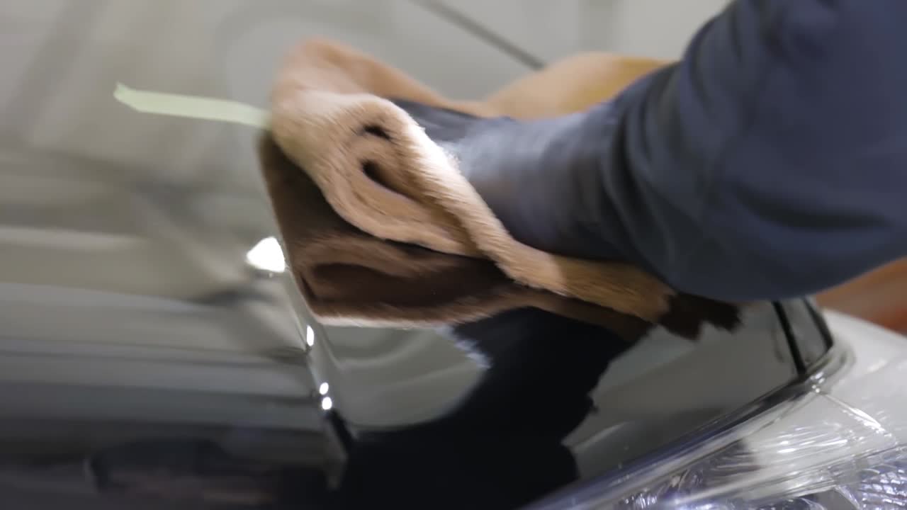 proceso de detallado de automóviles