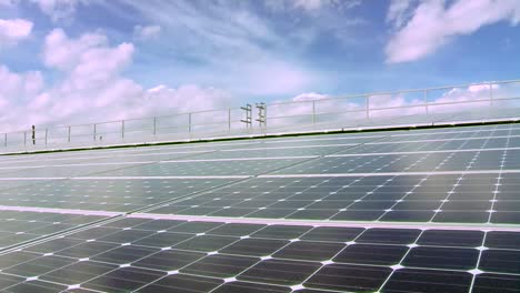 solar panels are seen on top of a commercial building 1