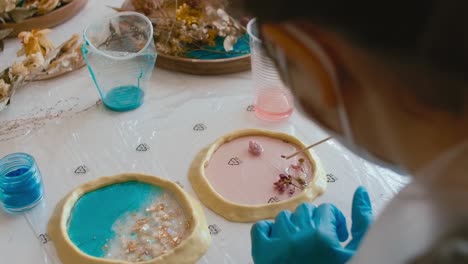 resin coaster making workshop