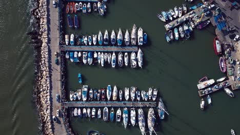port akko, aerial view, israel