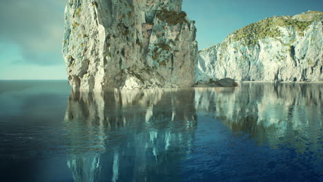 costa con océano y rocas