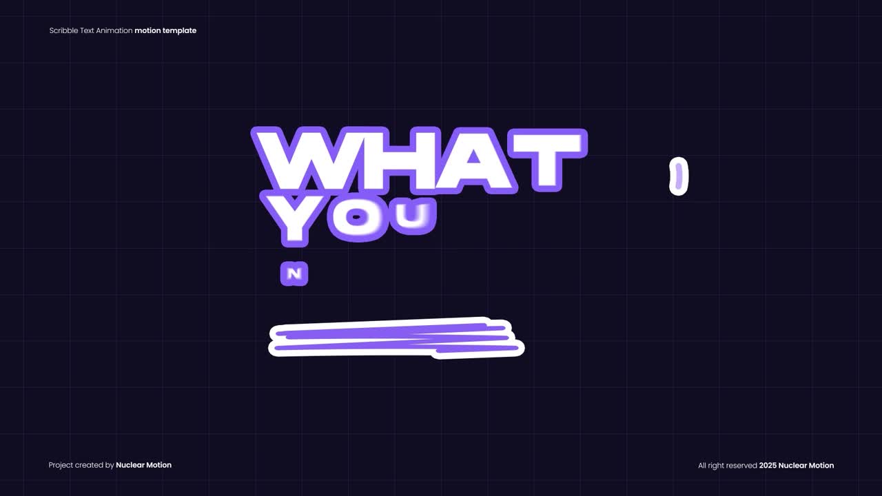 Modern Scribble Titles