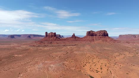 4k aerial of monument valley, utah, usa - august 2023