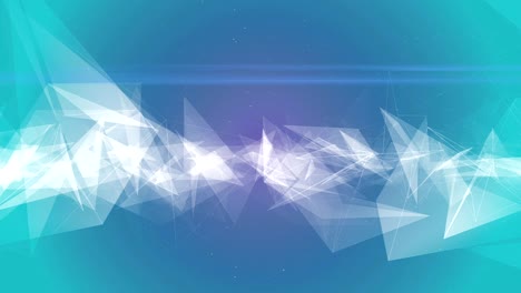 fondo de movimiento geométrico de bucle sin costuras de triángulos blancos abstractos