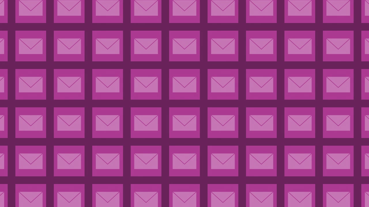 Motivo di email viola