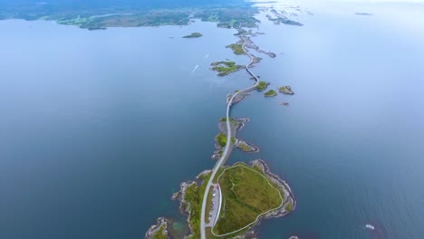 Fotografía-Aérea-De-La-Carretera-Del-Océano-Atlántico.