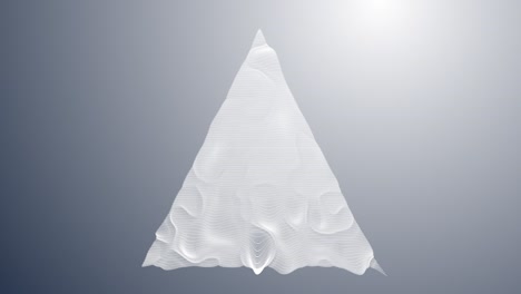 abstract animated white triangle seamless looping background