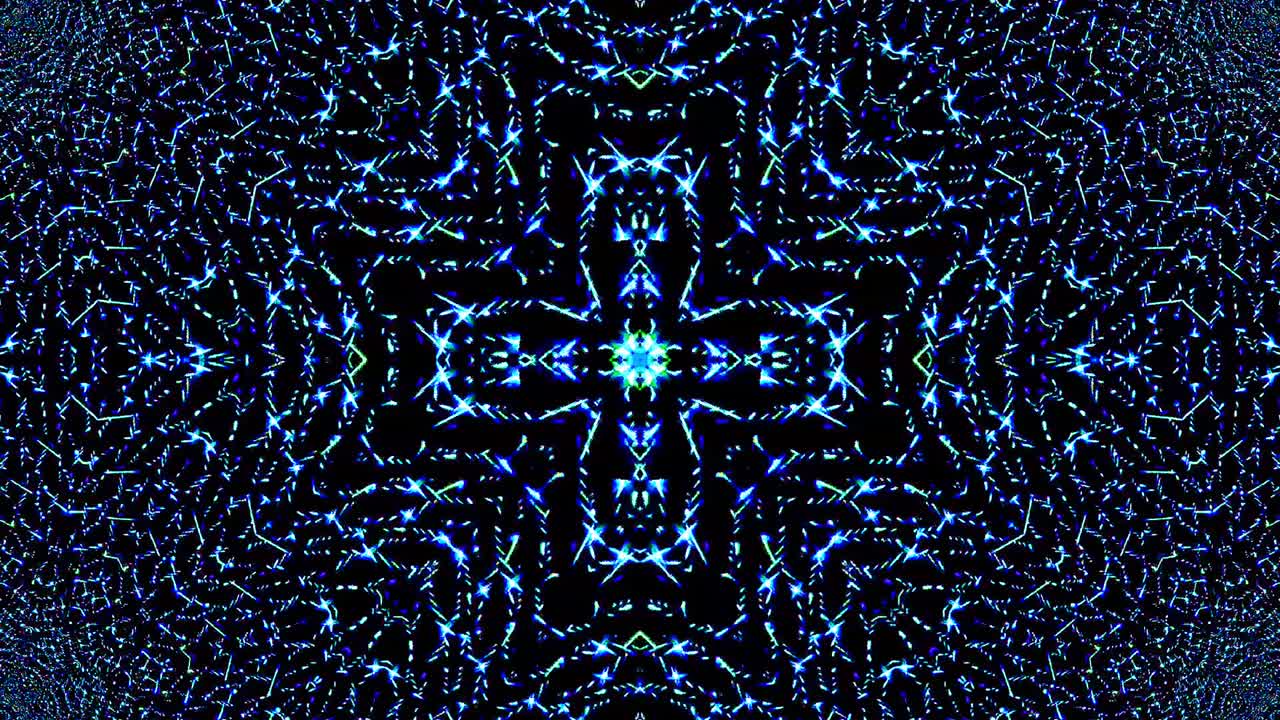 Bright abstract light governing full color, kaleidoscope