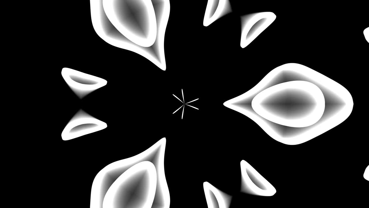 Hypnotismus. Hypnose. Kaleidoskopisches Looping.