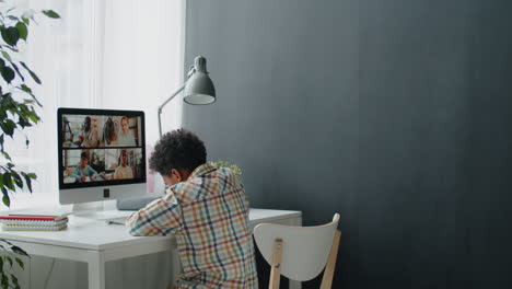 African-American-Boy-Studying-Online-at-Home