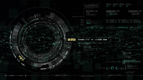 Motion-Graphic-circular-holographic-head-up-display-with-digital-data-telemetry-information-display-for-user-interface-head-up-display-screen