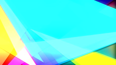 bucle de fondo de triángulos de colores abstractos