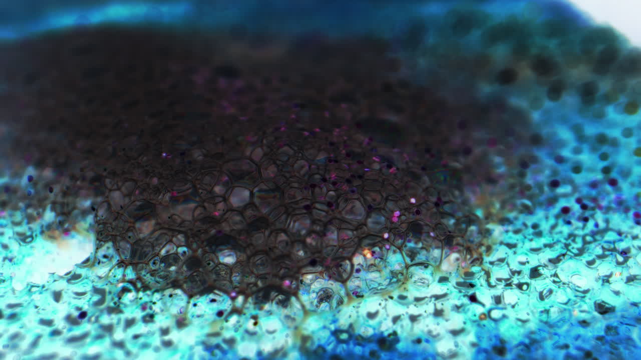 Abstract Microscopic Bubble Structure
