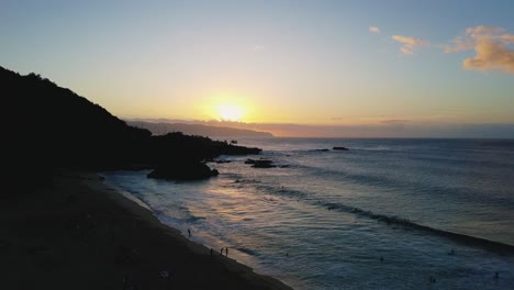 Sunset-drone-video-on-Ohau